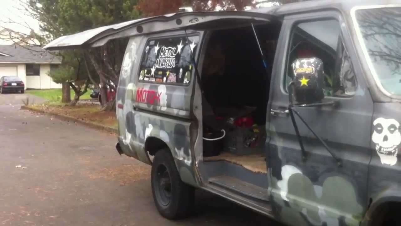 Custom Van By Garen Nathan Harry Gull Wing Side Hatch Youtube