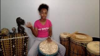 West African Djembe Workshop: Beat your Drum for Cruinniú na nÓg  by The Creative Ireland Programme.