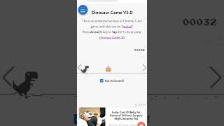 HOW TO HACK THE DINOSAUR GAME IN CHROME ANDROID #dinosaur game screenshot 5