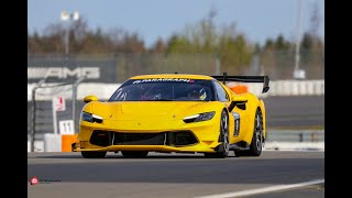 2024 Ferrari 296 Challenge - Pure V6 Engine - 700HP Racing at the Nürburgring