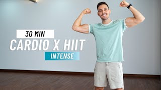 30 MIN CARDIO HIIT WORKOUT - MAX CALORIE BURN -  Full Body, No Equipment, No Repeats