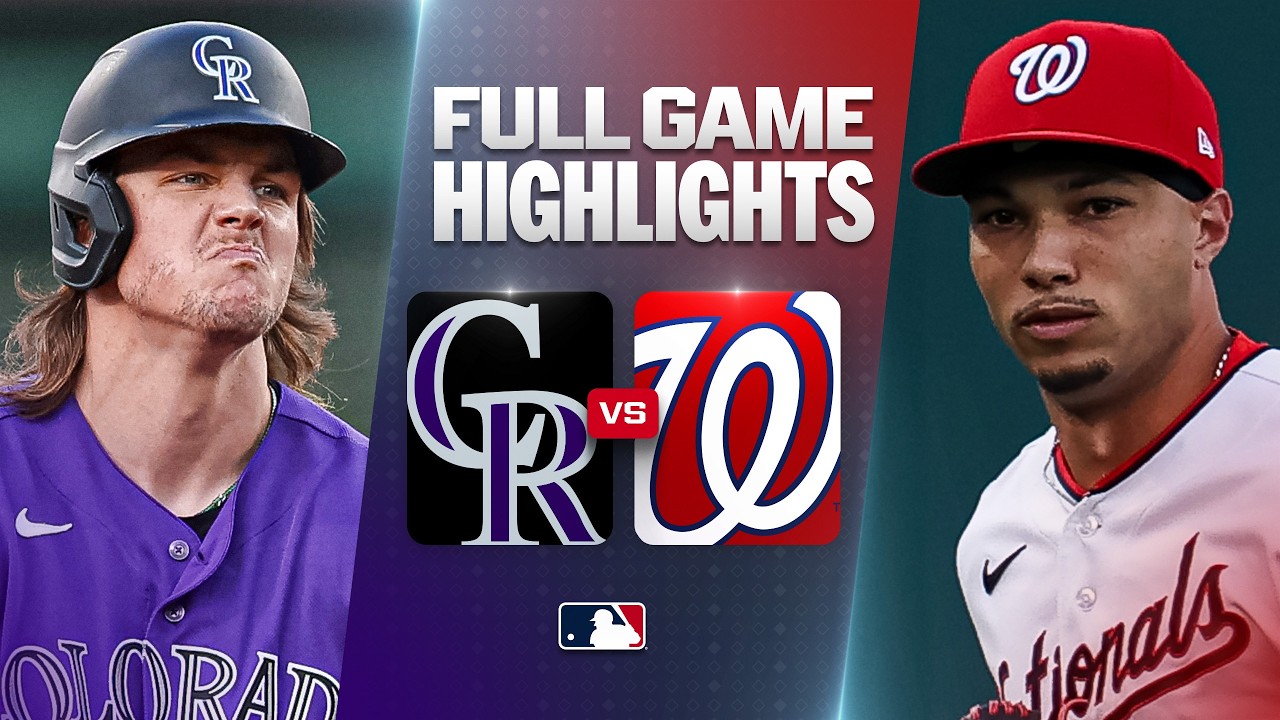 ROCKIES vs. NATIONALS: Official Full Game Highlights (August 26) | 2026 MLB Season