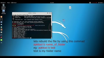 Reverse engineering APK (Android) files with Kali Linux apktool