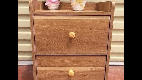 Hướng dẫn lắp tủ đầu giường 2 ngăn kéo, kệ để đầu giường
