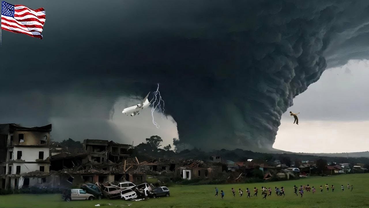 Violent Tornado Tears Through Enid Oklahoma Real Footage | Tornado 2026 ...