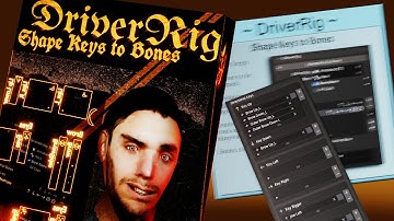 DriverRig: Shape Keys To Bones - #Blender Addon