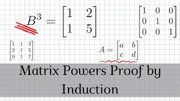 Matrix Powers Proof by Induction | Lecture 3 Question 4 | MathsForUni
