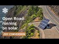 Delivery ev turned solarpowered campervan 100 selfreliant