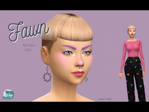 Sims 4 CAS - Art Student Fairy Gal, Fawn Foster | Maxis Match CC - YouTube