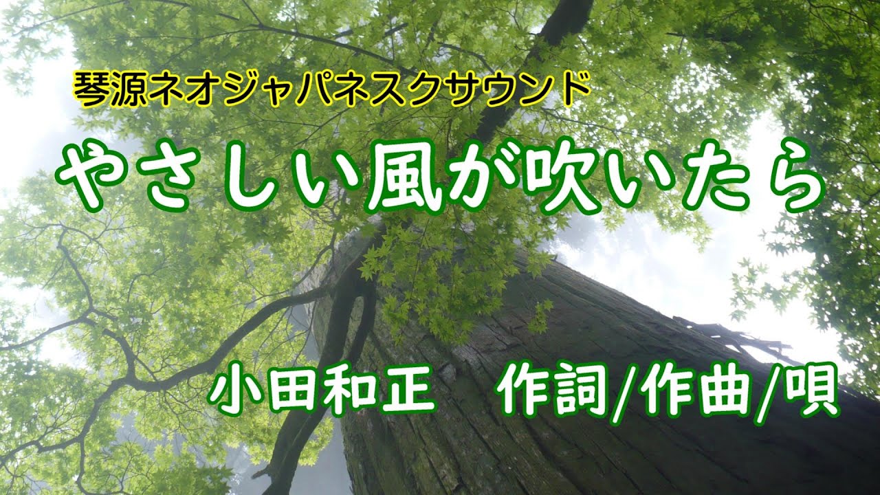 「やさしい風が吹いたら/小田和正」大正琴で弾いてみた by 琴源心 YouTube 「やさしい風が吹いたら/小田和正」大正琴で弾いてみた by 琴源心 YouTube