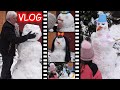 VLOG Челлендж КТО слепит ЛУЧШЕ снеговика