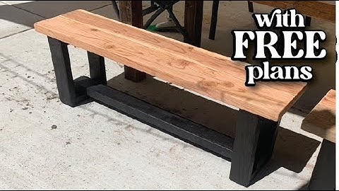 Bench DIY, to match my Table DIY