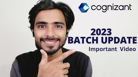 Cognizant Batch 2023 | Important Video full Update | @shubhneet_tiwari
