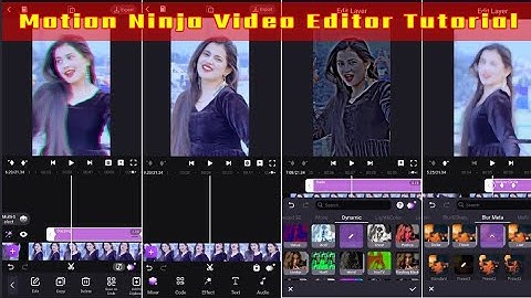 Motion Ninja Video Editing Tutorial 2024|Motion Ninja Se Video Editing Kaise Kare|Video Editor