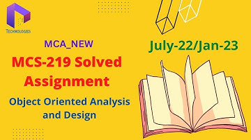 MCS-219  Solved Assignment July-22/Jan2023 || MCA_NEW || IGNOU || Dalaltechnologies