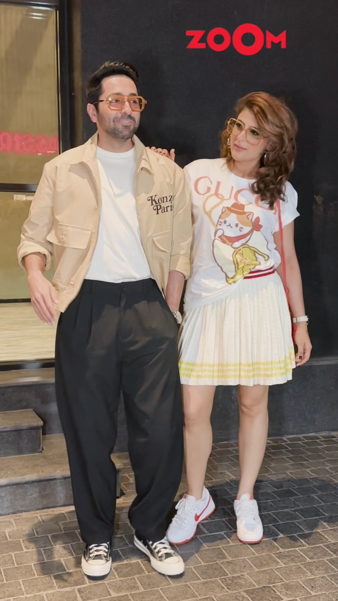 Ayushmann Khurrana and wife Tahira's STYLISH Loveyapa screening moment!? #shorts
