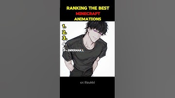 Ranking The Best Minecraft #animation #minecraft #minecraftshorts #enderman #ranking #steve #alex