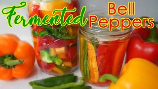 FERMENTED BELL PEPPERS - Fermenting Vegetables for Beginners