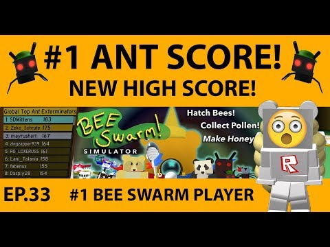 1 Bee Swarm Player 1 Ants High Score Sdmittens - rage bee roblox