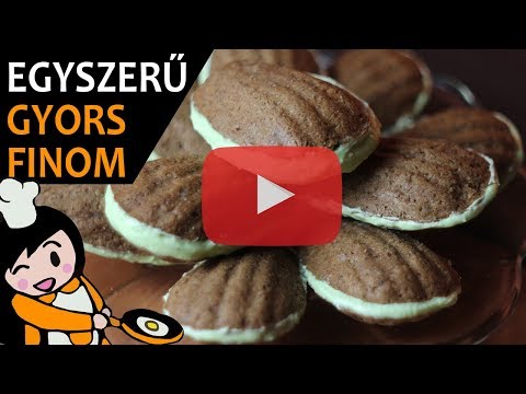 Videó: Mandulás Sütemények: Recept