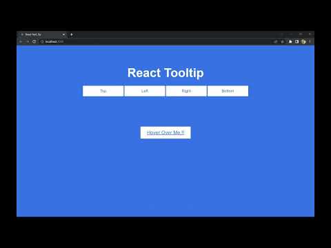 Tooltip Project Using React