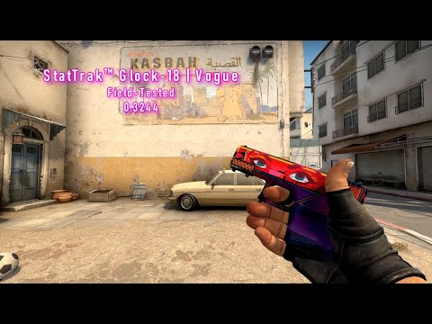 Glock-18 (StatTrak™)  Vogue - Counter Strike - Skins - GGMAX