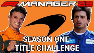 Challenging for the Title in Season One  McLaren  F1 Manager 2023 (Part 1/2)