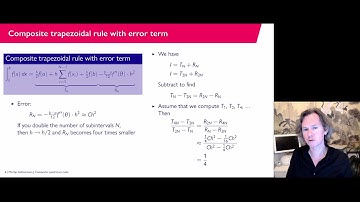 6-4 Composite quadrature rules