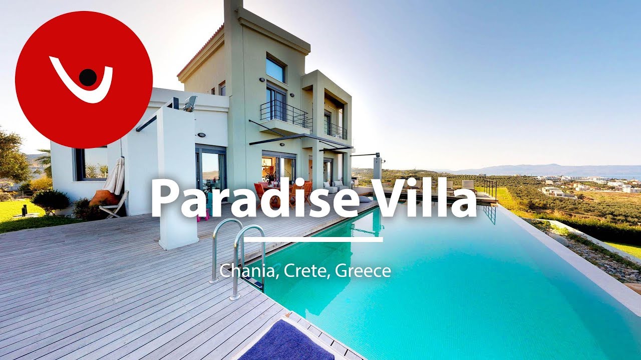 Paradise Villa to Rent in Chania Crete Greece
