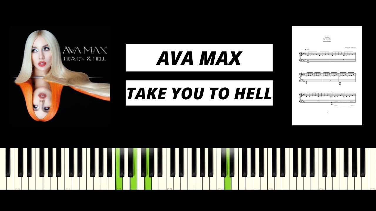 Ava Max - Take You To Hell (BEST PIANO TUTORIAL & COVER)