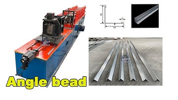 Angle bead roll forming machine | corner bead roll forming machine | metal angel bead machine
