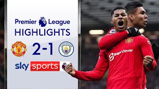 Rashford completes comeback for Reds on derby day! 🔴 | Man United 2-1 Man City | Highlights