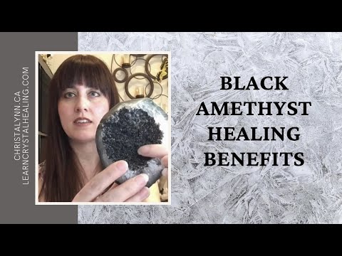 Video: Black Amethyst: Magical And Healing Properties Of The Stone