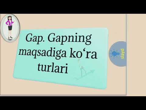 Video: Gapning Grammatik Asoslarini Qanday Aniqlash Mumkin