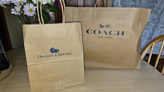 #coach  #dooneyandbourke  OUTLET HAUL #bags #bag