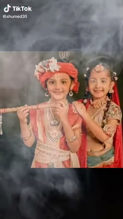 krisna dan raddha pas waktu kecil sama pas sudah besar