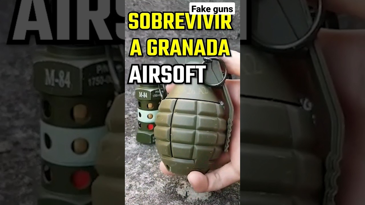 Granada de airsoft BARATA (Kimera) ¿Cómo se debe usar una granada de airsoft?  