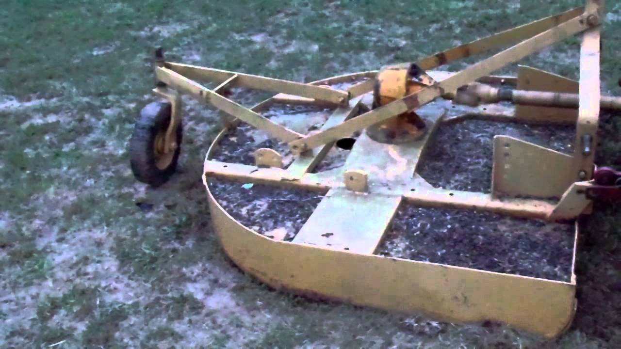 Sidewinder 5ft bush hog rotary cutter - YouTube