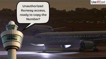 Pilot enters runway without clearance - Runway Incursion - Real ATC Audio | MSFS Recreation