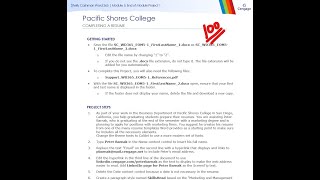 Shelly Cashman Word 365 | Module 5: End of Module Project 1
