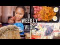 KYOLA WEEKLY VLOG | BACK HOME, GROCERY SHOPPING, COOKING, MAKEUP ROUTINE , MARKET RUNS | SARAH KYOLA