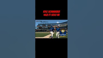 KYLE SCHWARBER 468 FT SOLO HR OFF JOSH HADER | MLB THE SHOW 25 #mlbtheshow #mlb #baseball #homerun