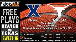 Xavier vs Texas Prediction, Picks & Odds | NCAA Tournament Sweet 16 Betting Advice | March 24