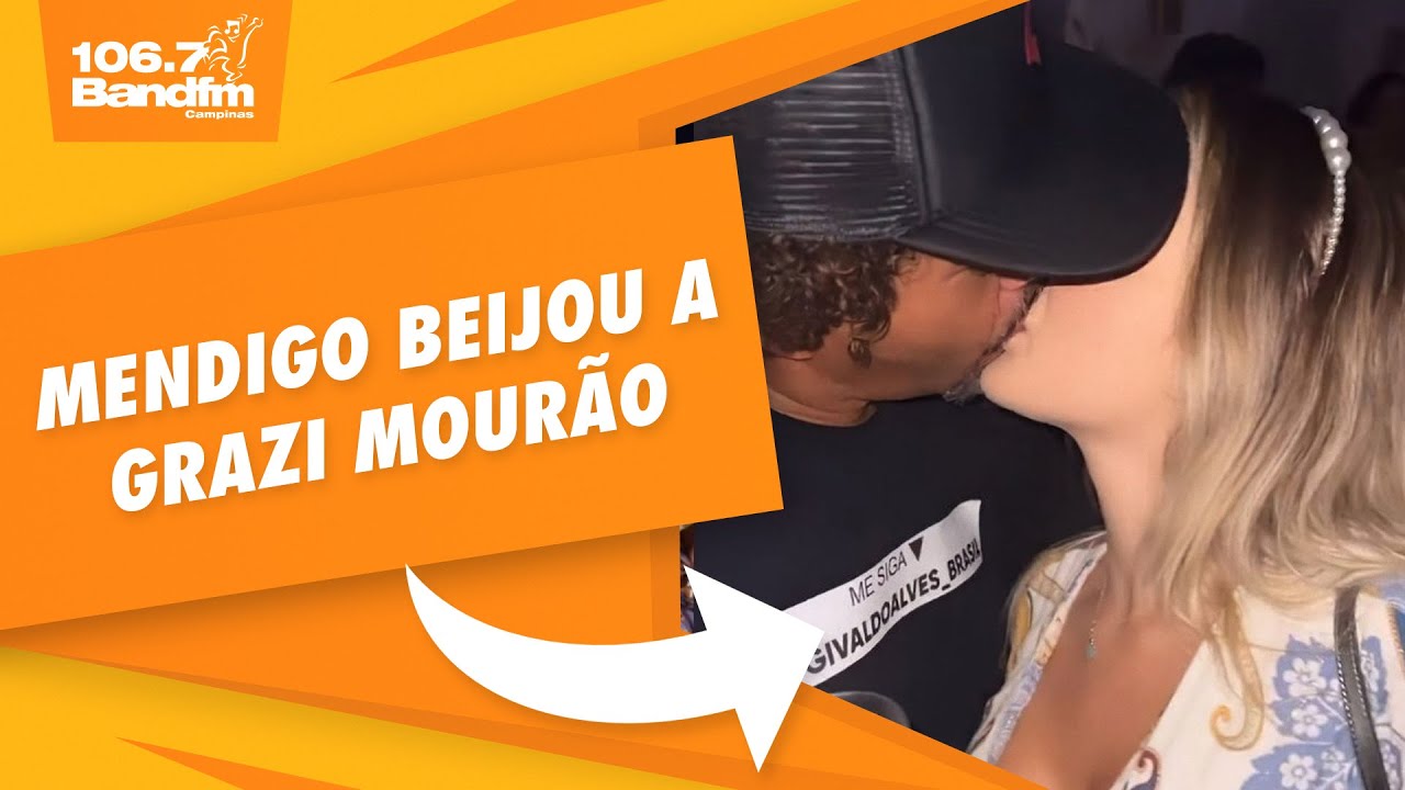Grazi mourão e mendigo