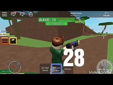 28 Rainbow Blaster Zombie Attack Roblox Game Online Free - roblox zombie attack epic red sword