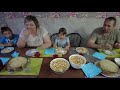 МУКБАНГ блины. Вспоминаем переезд на юг.MUKBANG pancakes. Remembering moving south.MUKBANGパンケーキ