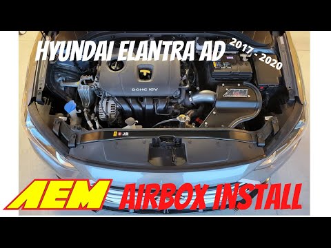 Hyundai Elantra (2017-2020) AEM Cold Air Intake Unboxing, Installation, Review