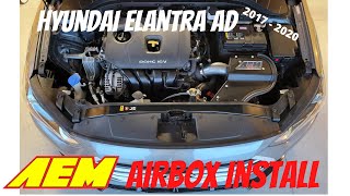 Hyundai Elantra (2017-2020) AEM Cold Air Intake Unboxing, Installation, Review