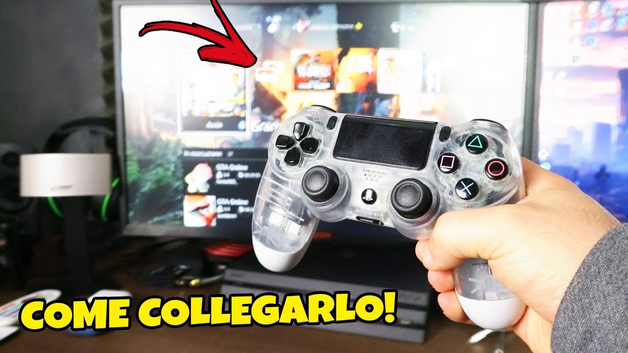 COME RICOLLEGARE IL CONTROLLER DELLA PS4 DOPO AVERLO UTILIZZATO SU