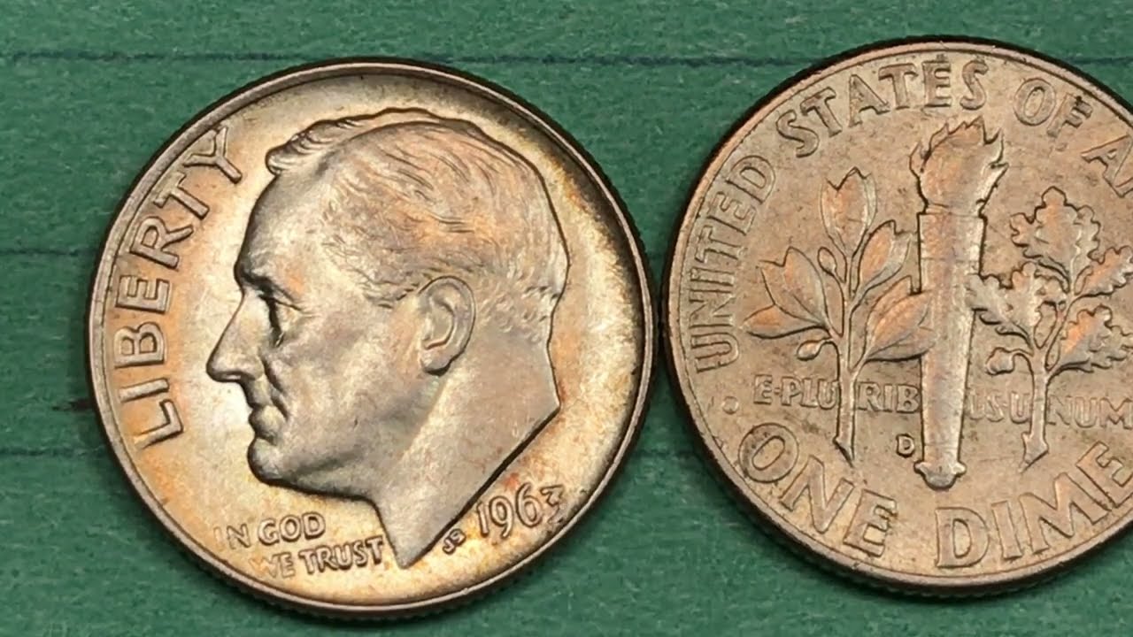 $55 Million 1963 US 90% Silver Dimes - United States Roosevelt